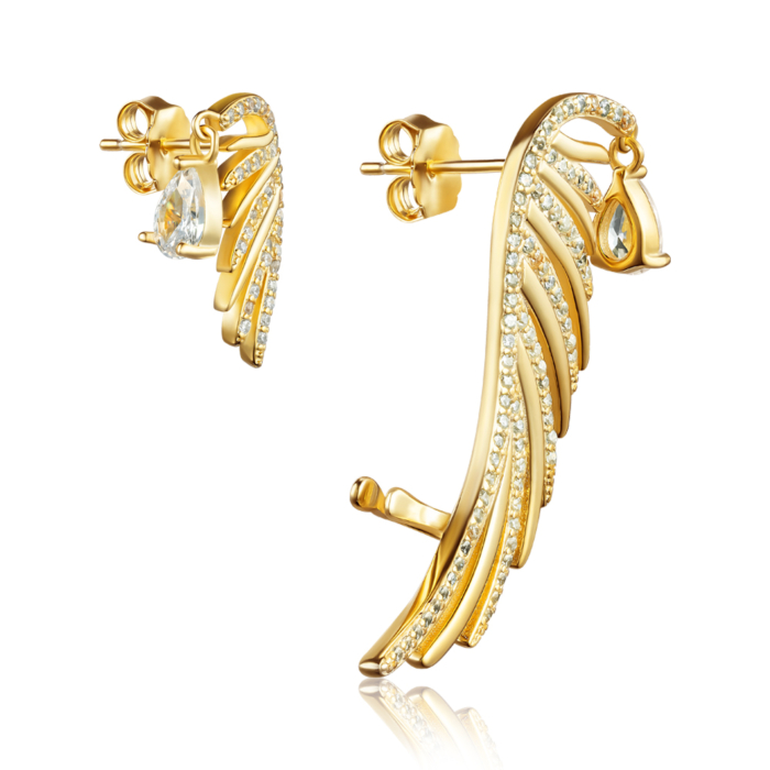 Серебряные серьги с фианитами. Артикул TB02253-E/20/1