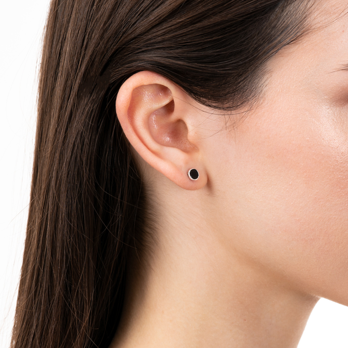 Серебряные серьги с эмалью. Артикул TB04127-E/12/389