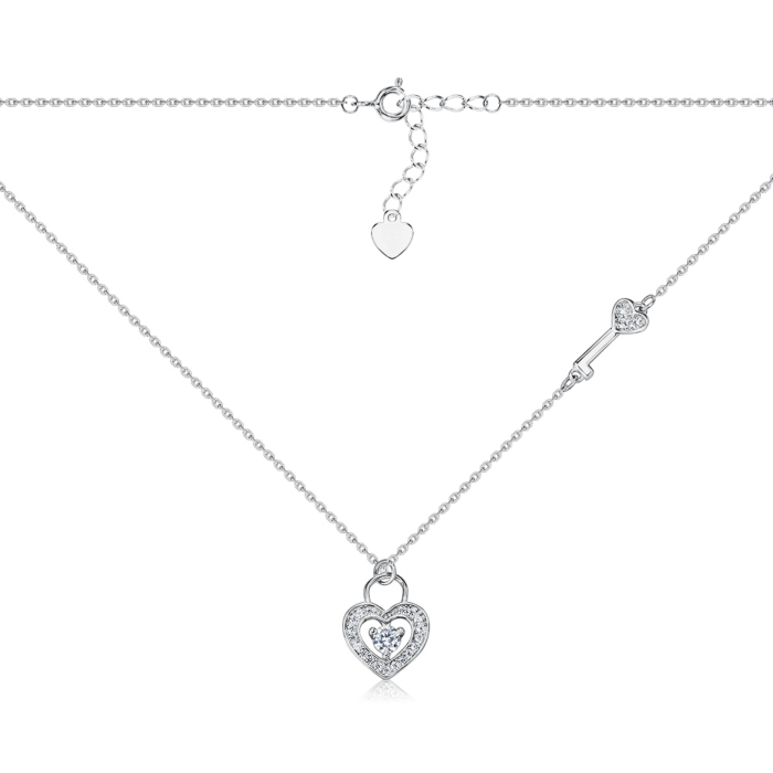 Срібне кольє TC02494-K/12/1