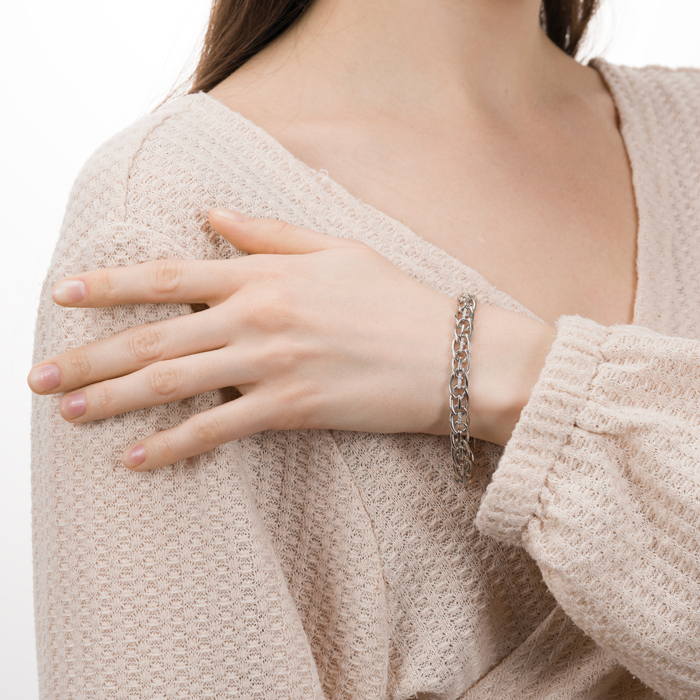 Срібний браслет з фіанітами. Артикул TD03239-B/12/1