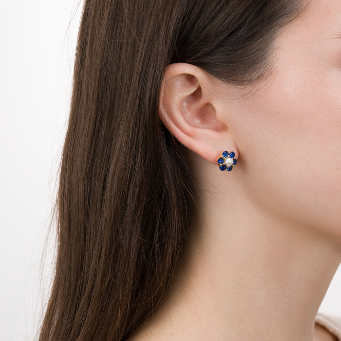 Срібні сережки. Артикул TE-2530-GOLD-E/20/21213