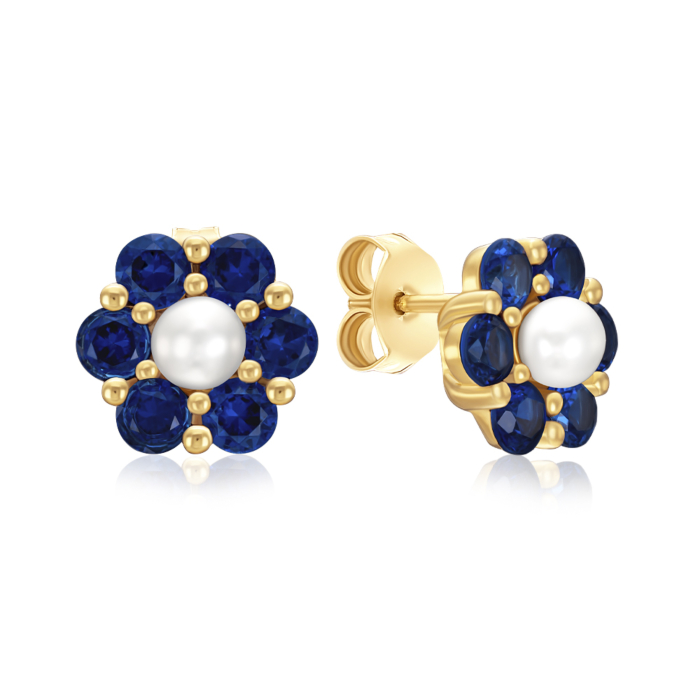 Срібні сережки. Артикул TE-2530-GOLD-E/20/21213