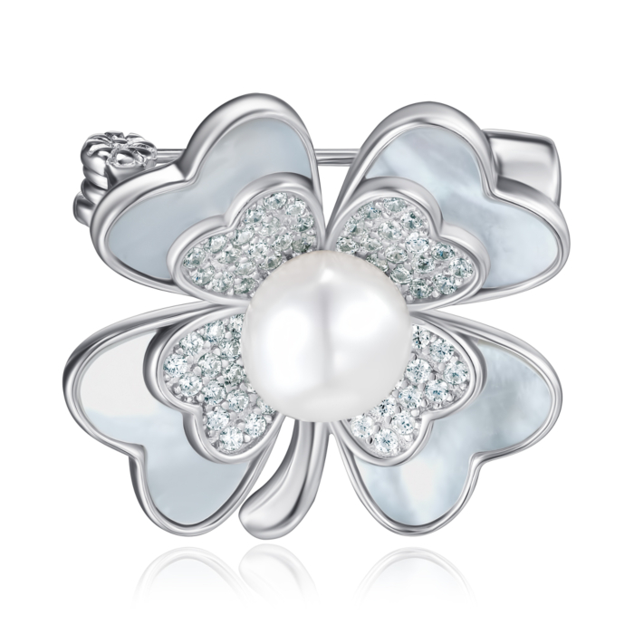 Срібна брошка. Артикул TH00005-SH/12/4914