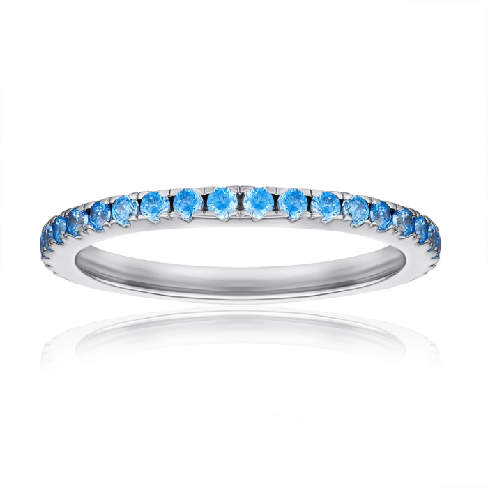 Серебряное кольцо с фианитами. Артикул TL120024-S-W-HN-R/12/1549