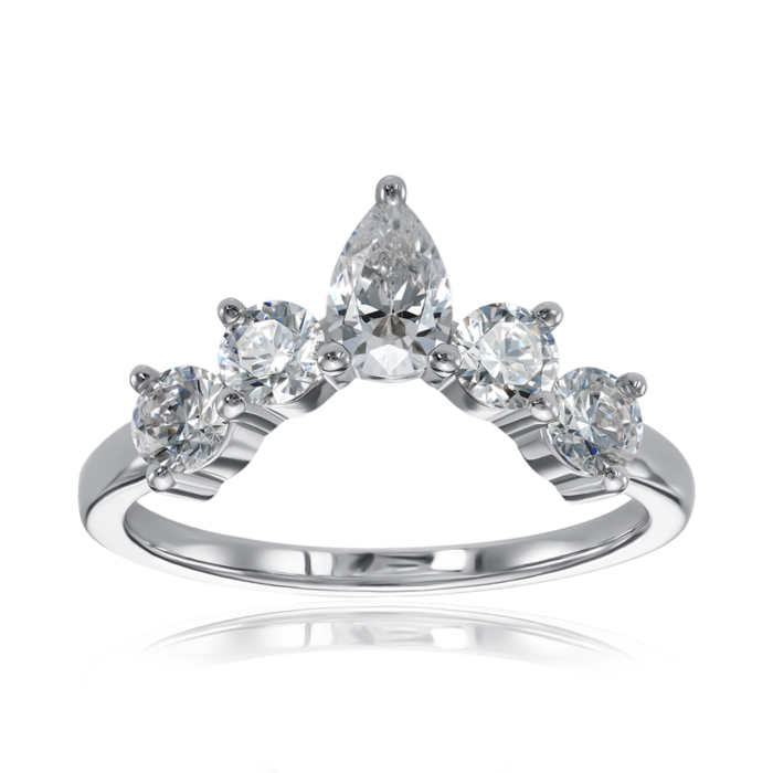 Серебряное кольцо. Артикул TR-1013-7-S-R/12/1