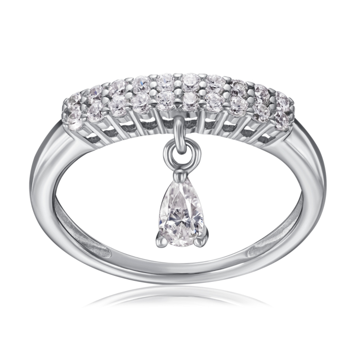 Серебряное кольцо. Артикул TR-1024-7-S-R/12/1