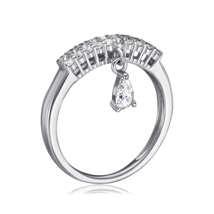 Серебряное кольцо. Артикул TR-1024-7-S-R/12/1