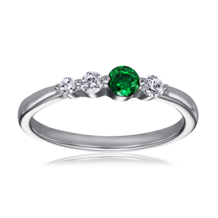 Серебряное кольцо. Артикул TR-1092-7-S-R/12/808