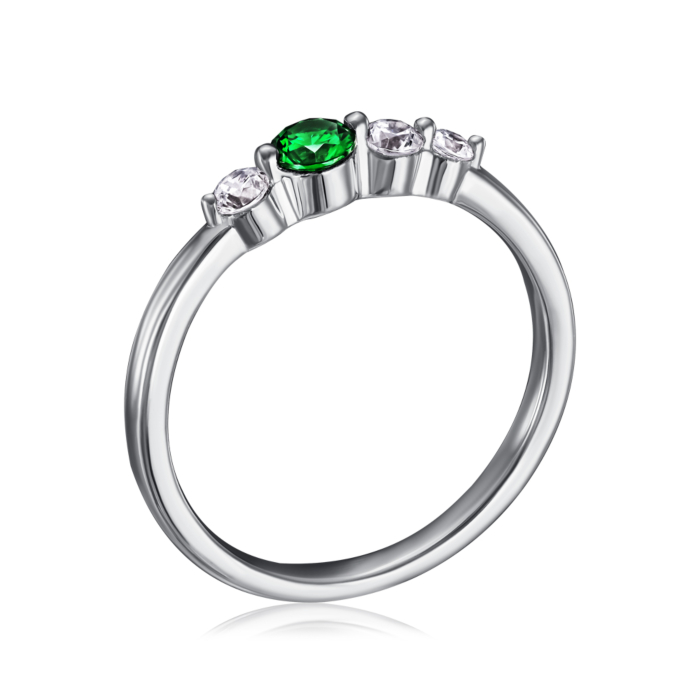 Серебряное кольцо. Артикул TR-1092-7-S-R/12/808