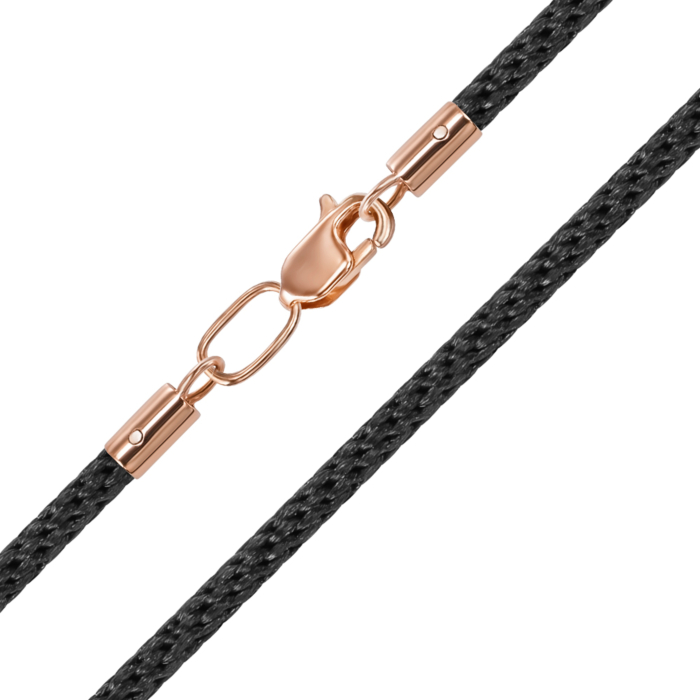 Шовковий шнурок із золотим замком. Артикул 06167-1/01/0