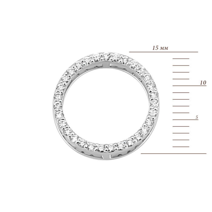 Золота підвіска з діамантами. Артикул UG5WB1.6Б