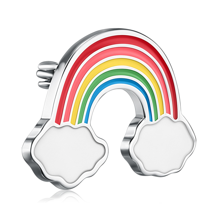 Срібна брошка з емаллю. Артикул XZ0023-SH/12/1696