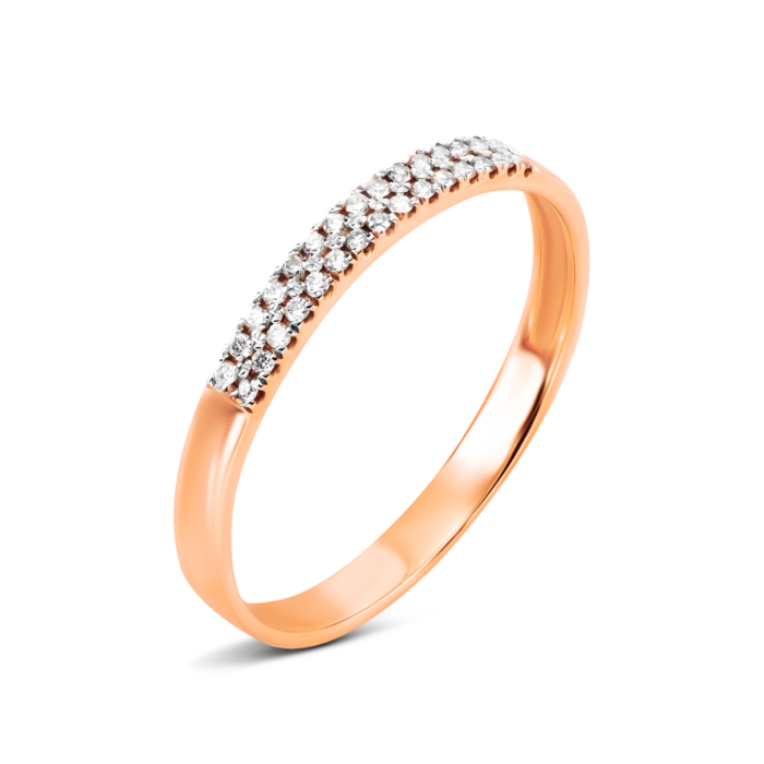 Золота каблучка з діамантами. Артикул UG51190519201