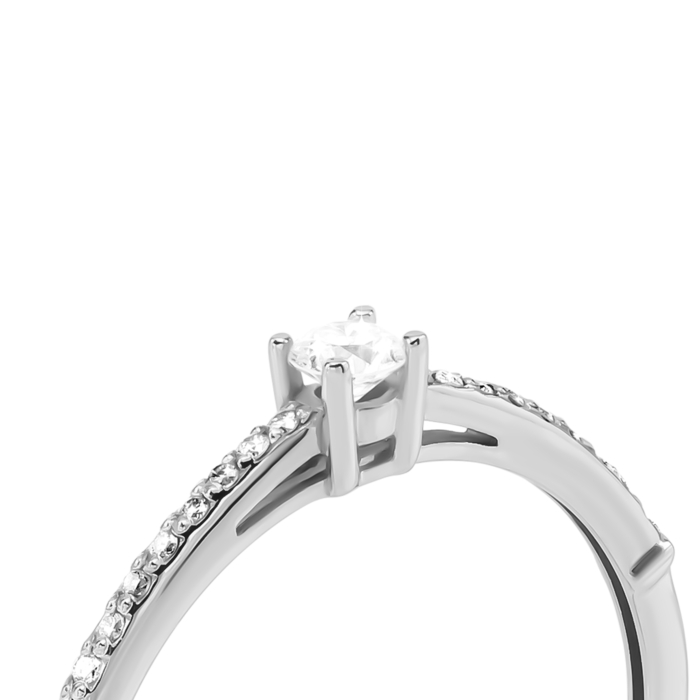 Золотое кольцо с бриллиантами. Артикул UG518/0152/02/01/02