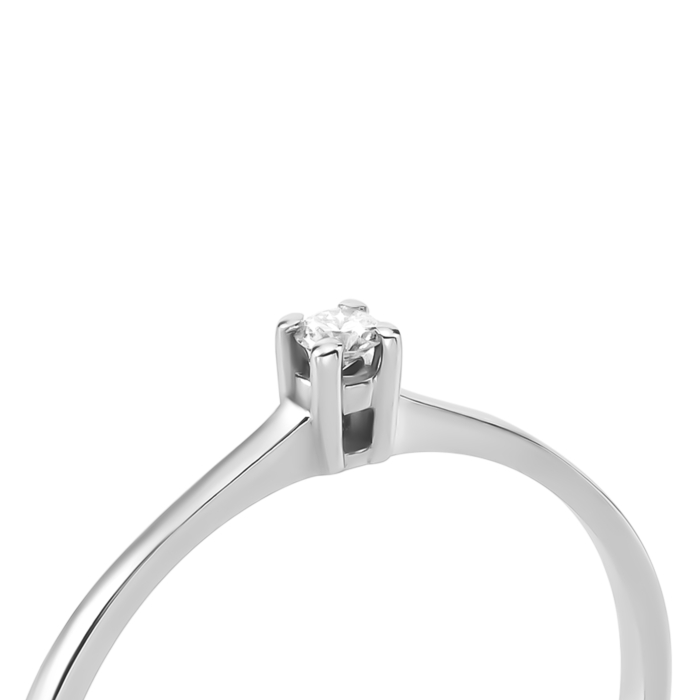 Золотое кольцо с бриллиантом. Артикул UG51111016702 D