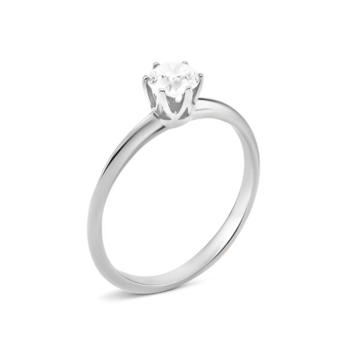 Золота каблучка з діамантом. Артикул UG518/0112/02/04/02