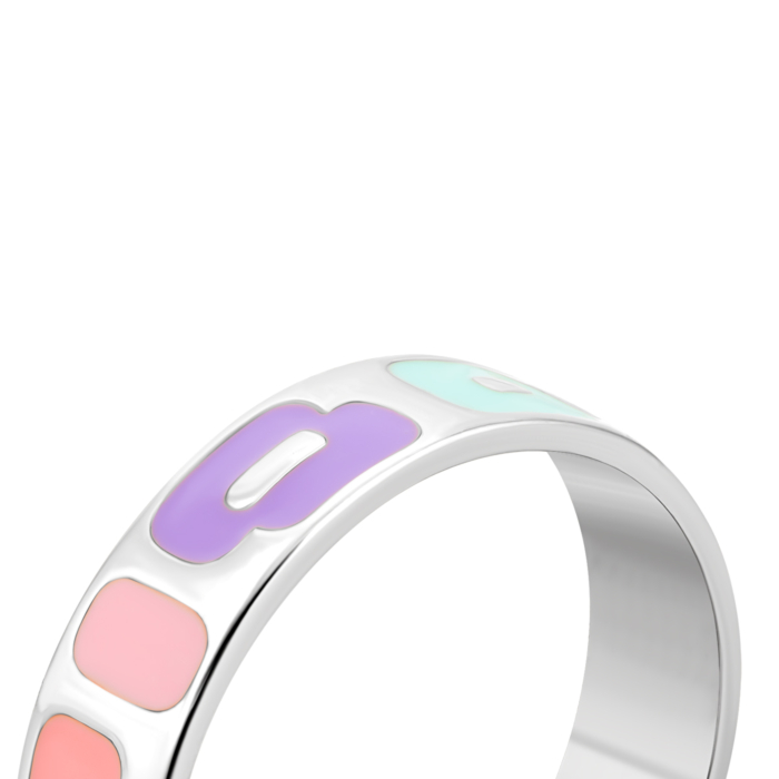 Золота каблучка з емаллю.Артикул UG51/101/035/1