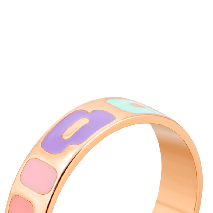 Золотое кольцо с эмалью.Артикул UG51/101/035