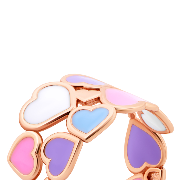 Золота каблучка з емаллю.Артикул UG51/101/036