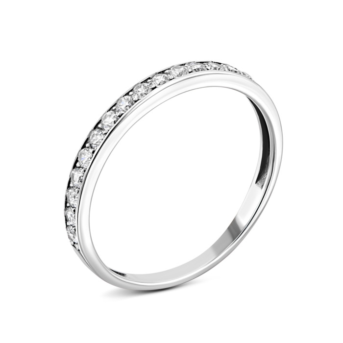 Золота каблучка з фіанітами.Артикул UG511/0033/02/01/02