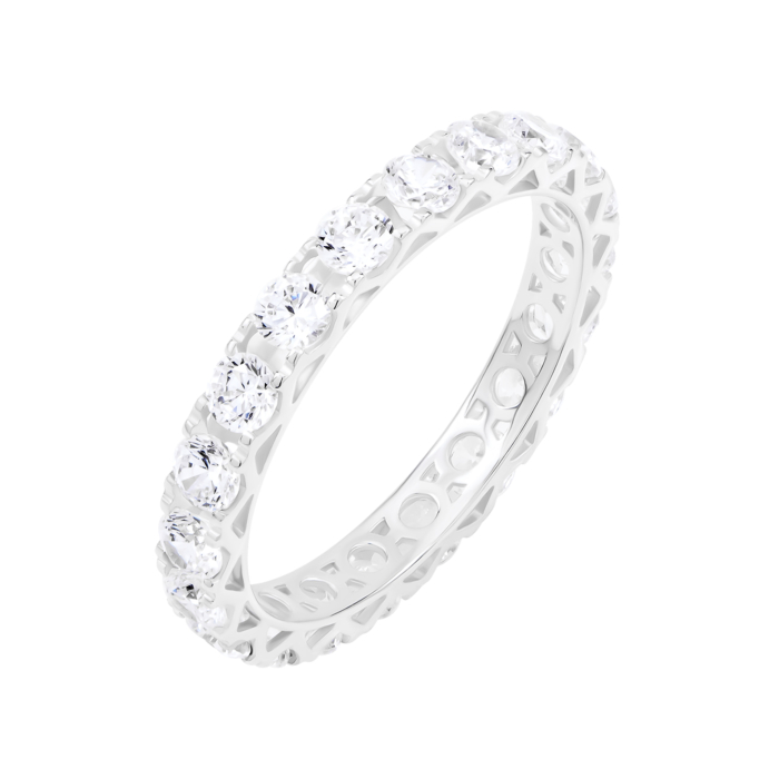 Золота каблучка з фіанітами Tesori. Артикул UG513317/02/1/4204