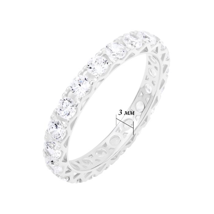 Золота каблучка з фіанітами Tesori. Артикул UG513317/02/1/4204