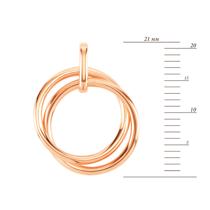 Золота підвіска. Артикул UG530/0440/00/01/01