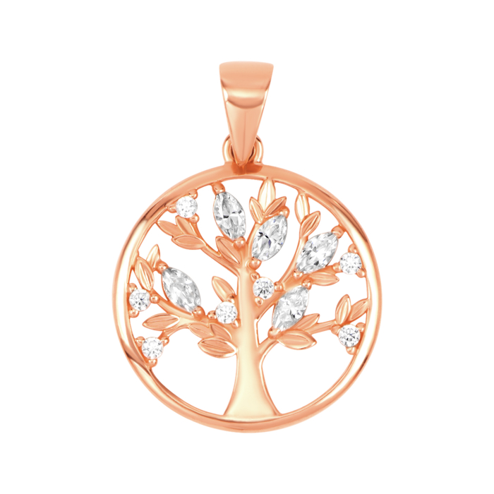 Золота підвіска Дерево з фіанітами Tesori. Артикул UG531892/01/0/4320