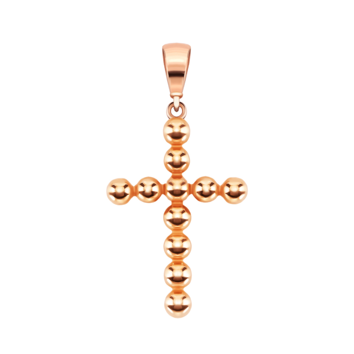 Золотая подвеска Крестик. Артикул UG53012030201
