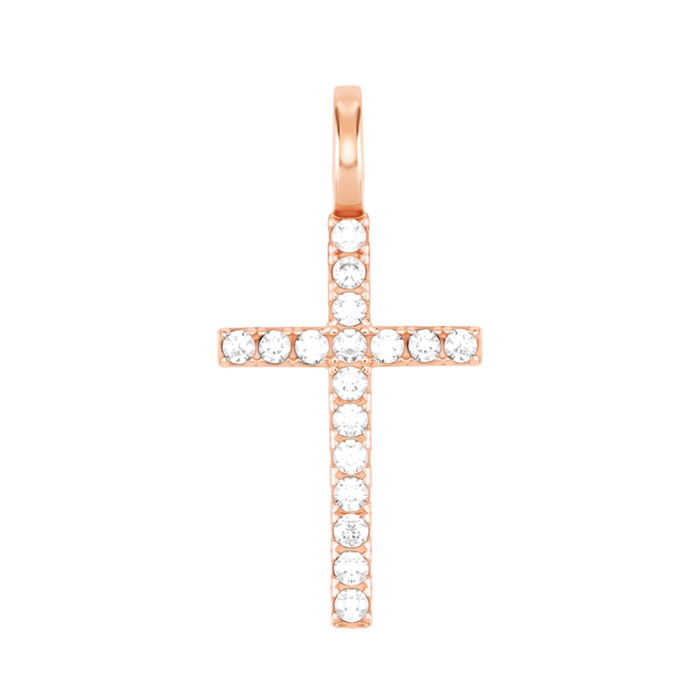 Золотая подвеска Крестик с фианитами. Артикул UG5334014