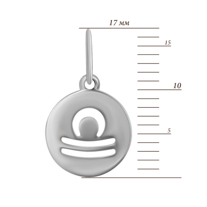 Золота підвіска Терези. Артикул UG5301037910201