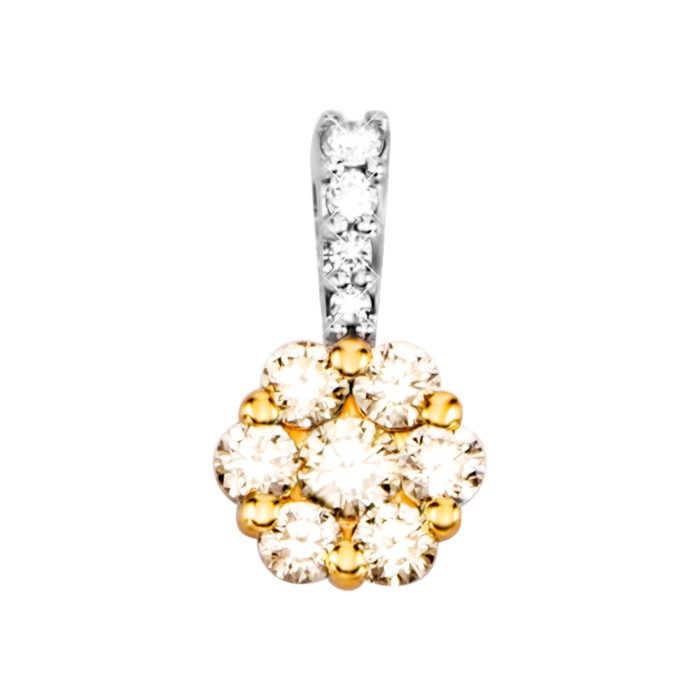Золота підвіска з діамантами.Артикул UG53101011505 D