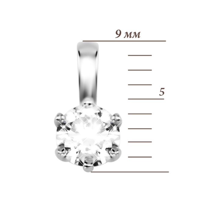 Золота підвіска з діамантом. Артикул UG53111479202