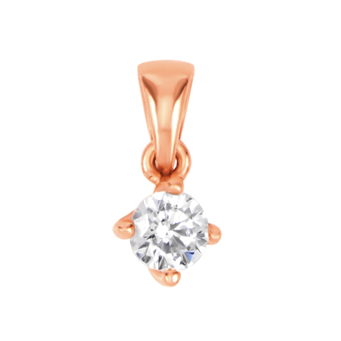 Золота підвіска з фіанітом Tesori. Артикул UG531286/01/0/4027