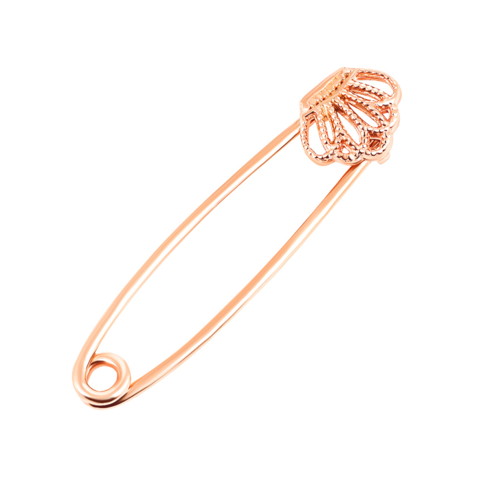 Золота брошка-булавка Корона. Артикул UG5054