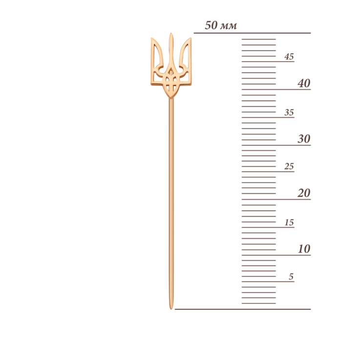 Золота брошка-шпилька Герб.Артикул UG5600953210101