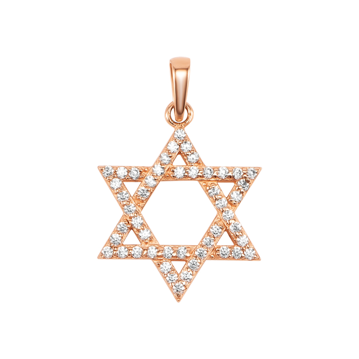 Золотая подвеска Звезда Давида. Артикул UG531/0470/00/01/01