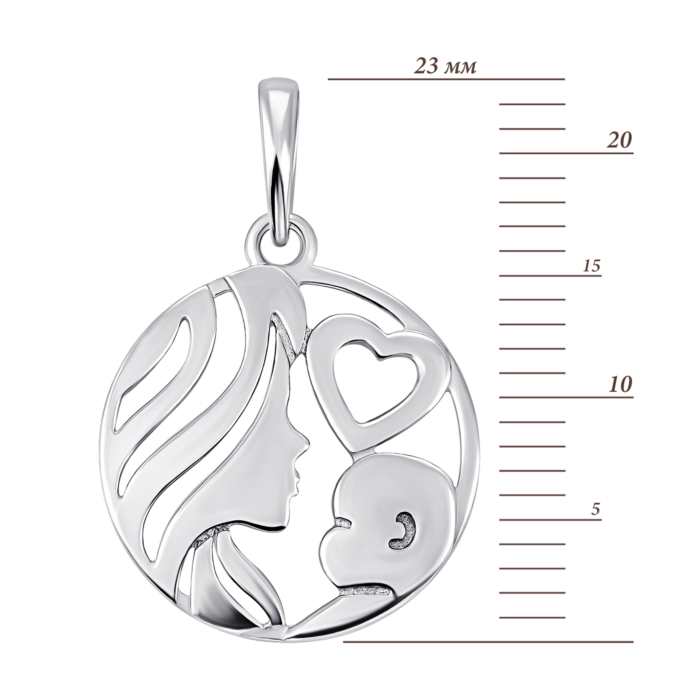 Золота підвіска Мама і дитина. Артикул UG544004/1