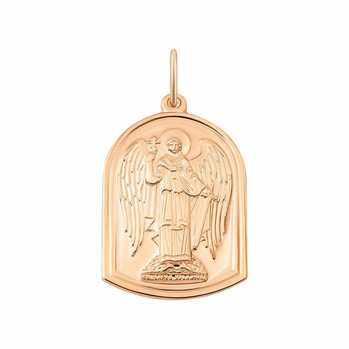Золота підвіска Янгол Охоронець. Артикул UG5и051