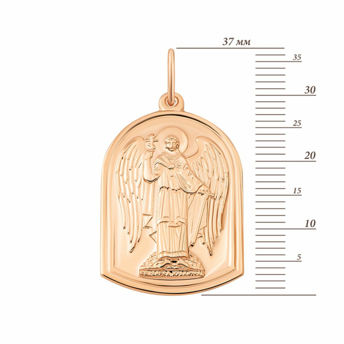 Золота підвіска Янгол Охоронець. Артикул UG5и051