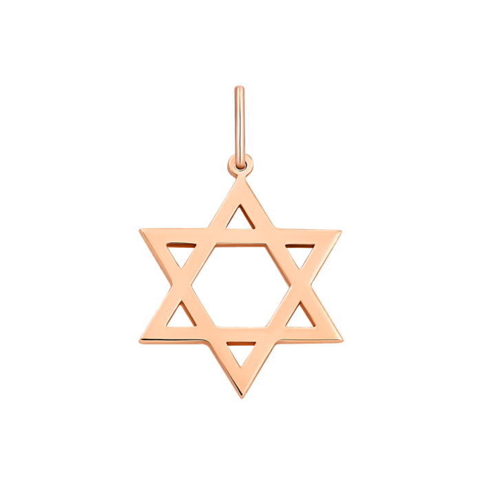 Золота підвіска Зірка Давида.Артикул UG5300605710101
