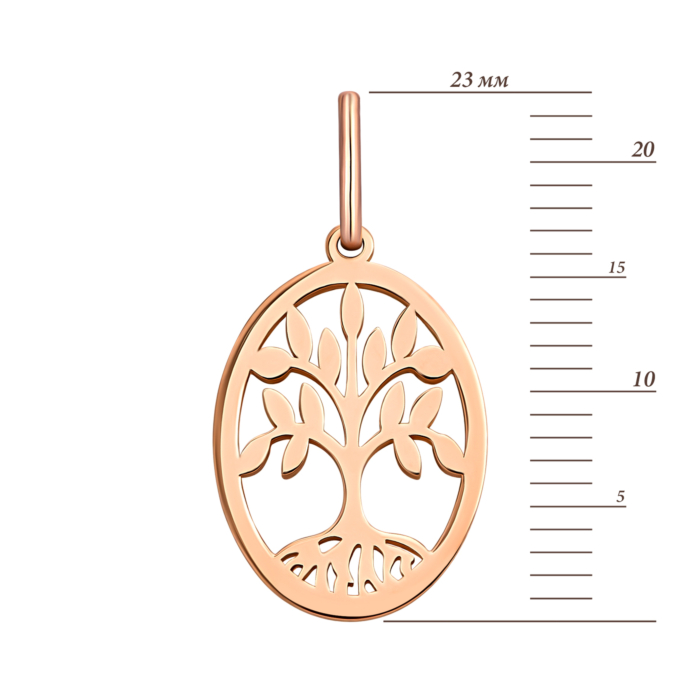 Золота підвіска Дерево.Артикул UG5300703110101