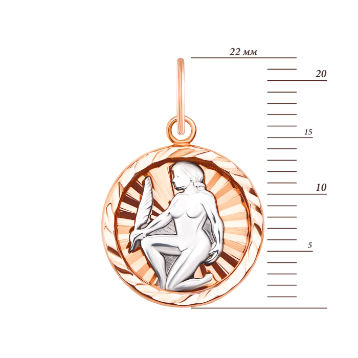 Золота підвіска Діва (30508/дв)