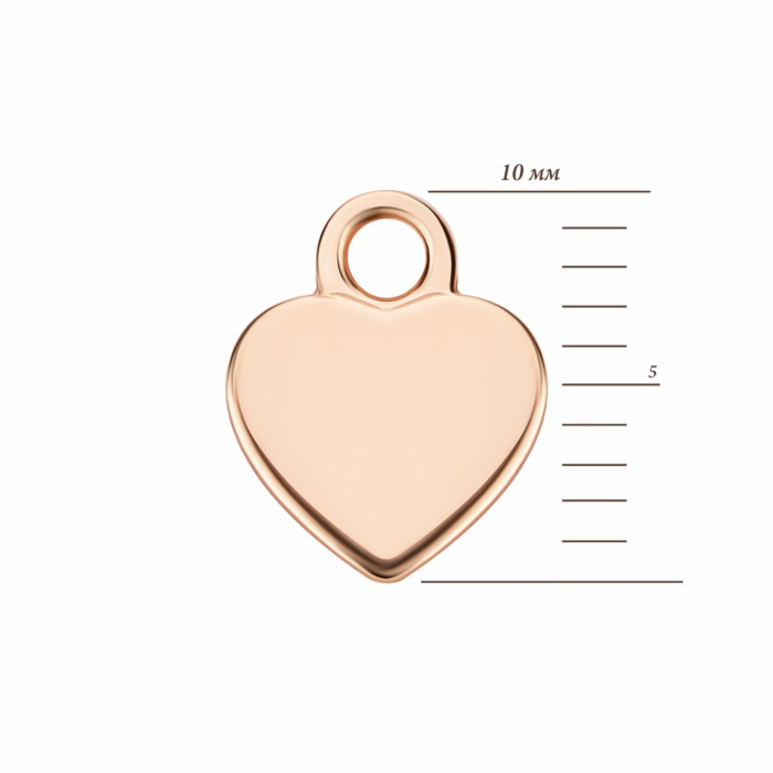 Золота підвіска для сережок-конго. Артикул UG5ПБ945(зв)