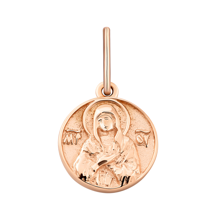 Золотая подвеска-иконка Божией Матери.Артикул UG5300925410101
