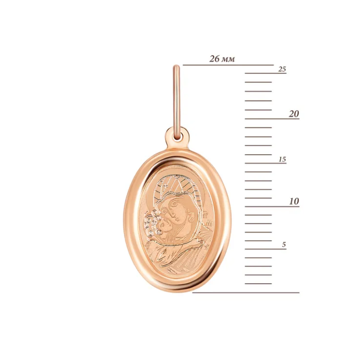 Золота ладанка. Артикул 30551/5лгр