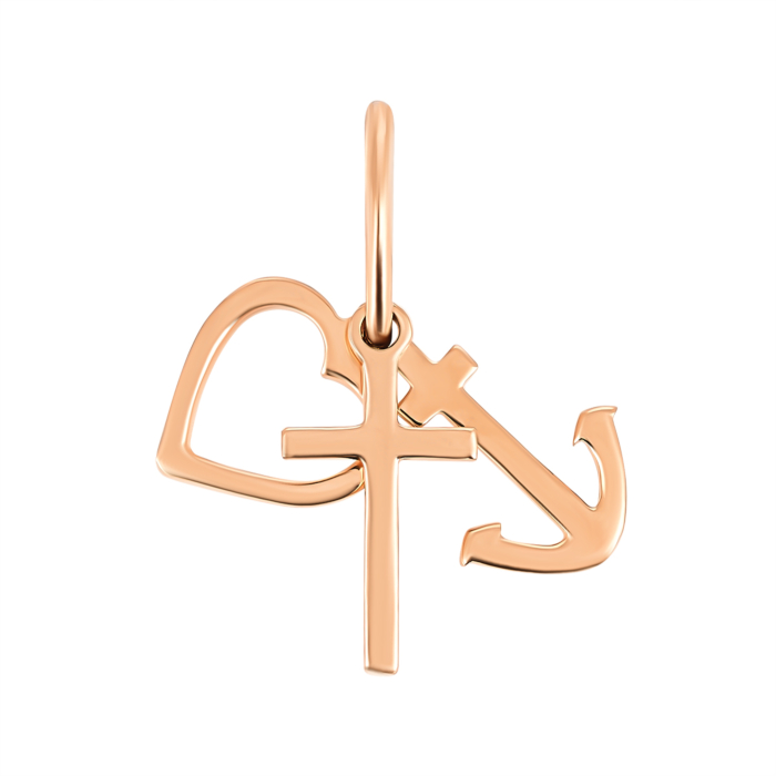 Золота підвіска Мікс. Артикул UG5П0209