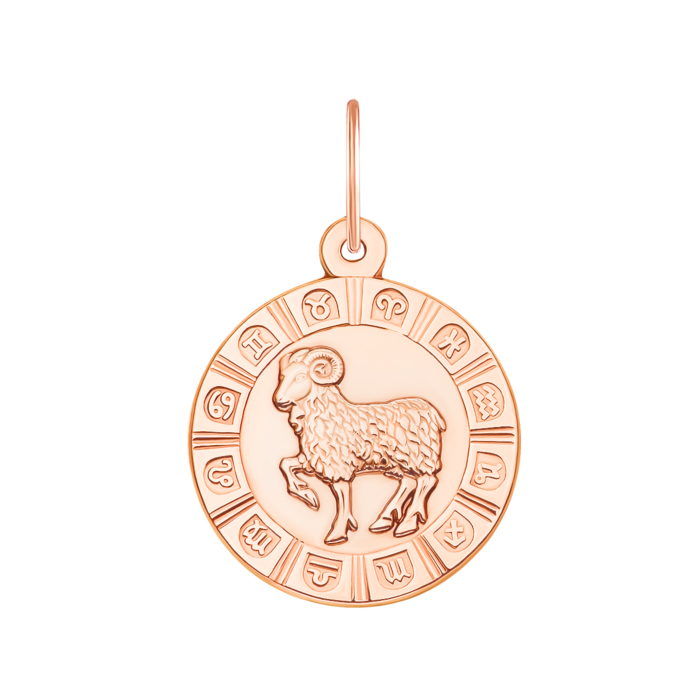 Золота підвіска «Овен». Артикул 30503/ов