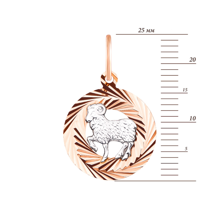 Золота підвіска Овен (30511-1/01/3 (30511/ов)