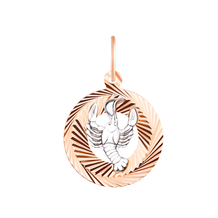 Золота підвіска Рак (30511-4/01/3 (30511/рк)